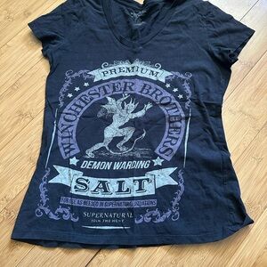 Hot Topic Black Supernatural Graphic Tee